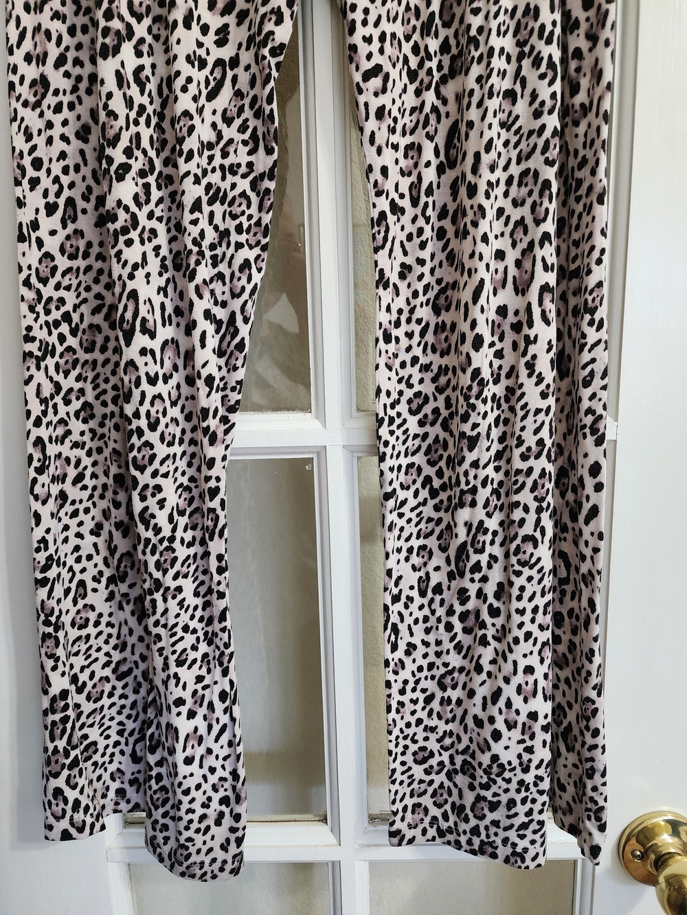 Soma Leopard Print Lounge Pajama Pants Medium Soft Stretch - Picture 6 of 10
